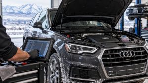 Audi electrical diagnostic testing before CPO warranty expiration in Salt Lake City, Utah